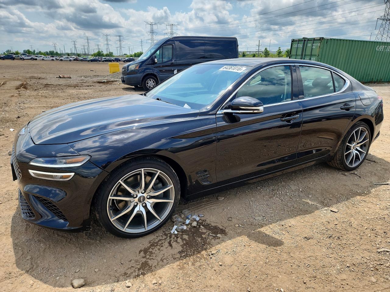 2022 Genesis G70 VIN KMTG54TE2NU096164 — COPART salvage auction photo