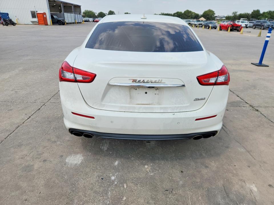 2020 Maserati Ghibli VIN ZAM57XSA7L1344418 COPART salvage auction — FRONT END, Tx - Salvage Vehicle Title, sold $4,650 on 2026-08-17 (photo 6)