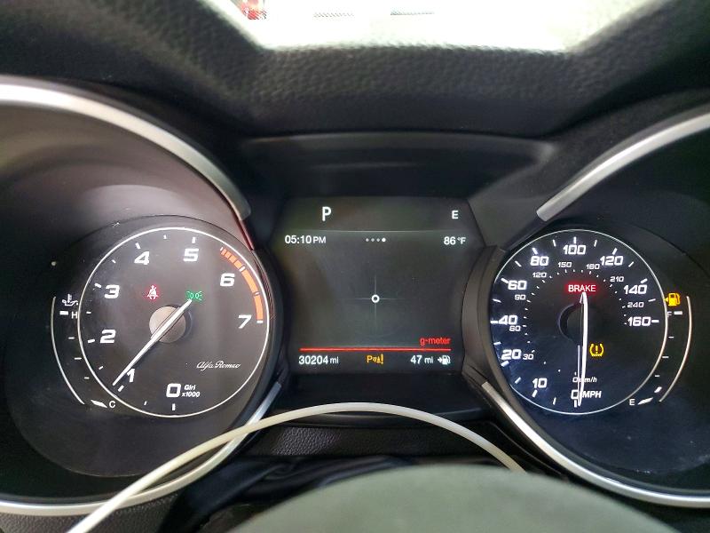 2019 Alfa romeo Stelvio VIN ZASPAKBN7K7C53964 COPART salvage auction — FRONT END, WV - CERTIFICATE OF TITLE (P), sold $9,200 on 2026-08-17 (photo 9)