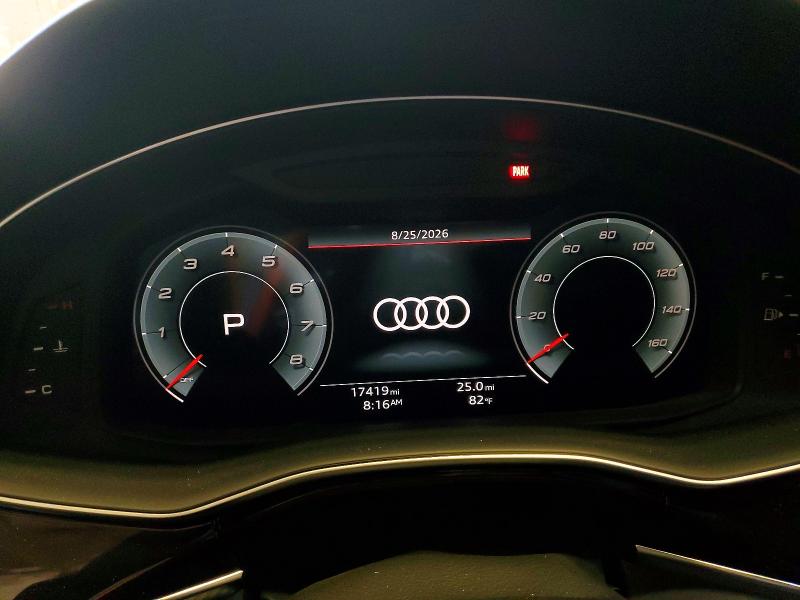 2024 Audi Sq8 VIN WA1CWBF13RD008486 COPART salvage auction — FRONT END, Tx - Salvage Vehicle Title, sold $30,000 on 2026-09-18 (photo 9)