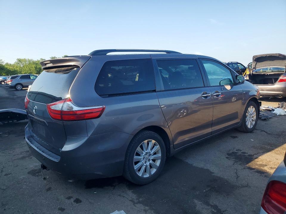 2016 Toyota Sienna VIN 5TDDK3DC7GS142693 COPART salvage auction — FRONT END, Pa - Certificate Of Salvage, sold $8,800 on 2026-08-21 (photo 3)