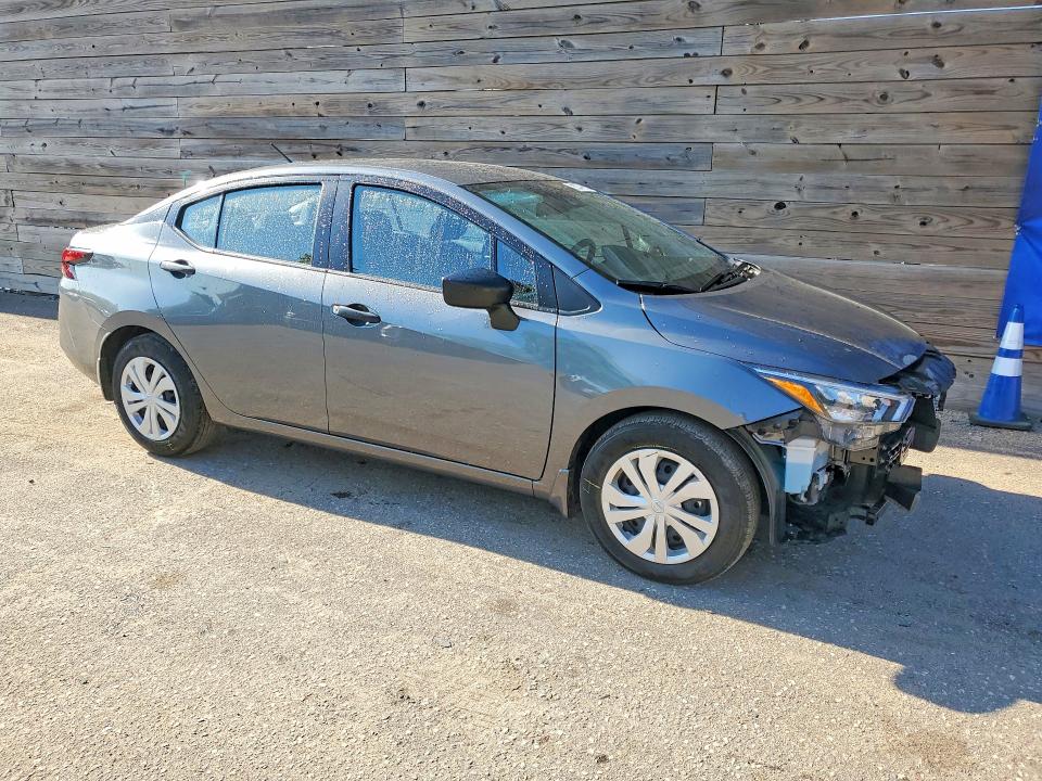 2025 Nissan Versa VIN 3N1CN8DV8SL855833 COPART salvage auction — FRONT END, WI - CERTIFICATE OF TITLE, sold $10,200 on 2026-08-19 (photo 4)
