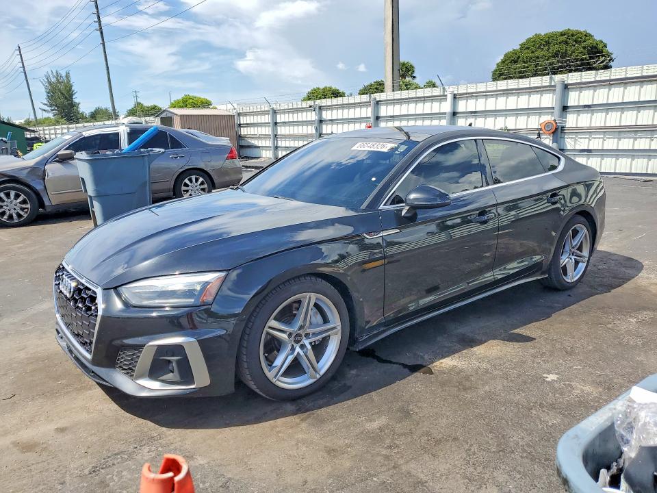 2021 Audi A5 VIN WAUDACF59MA056857 — COPART salvage auction photo