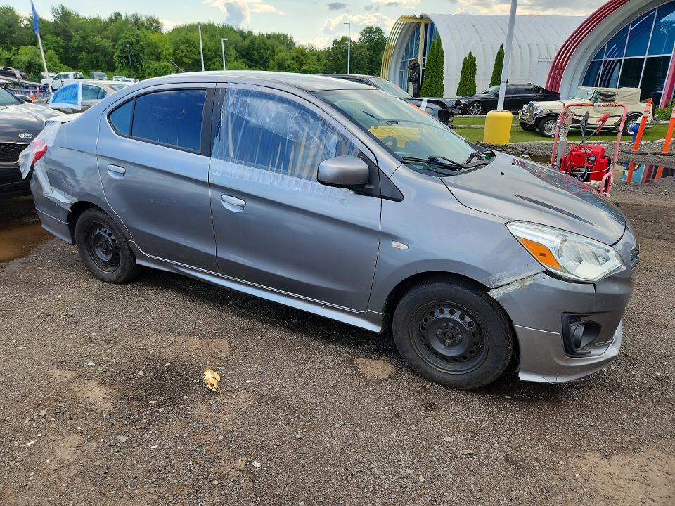 2019 Mitsubishi Mirage VIN ML32F3FJ2KHF08585 COPART salvage auction — ALL OVER, Ct - Certificate Of Title (P), sold $2,500 on 2026-08-19 (photo 4)
