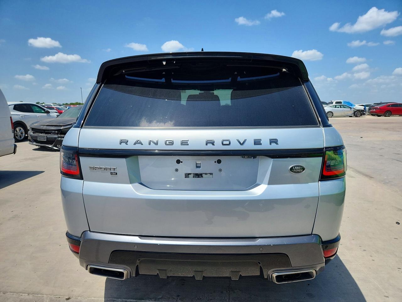 2022 Land Rover Range Rover Sport VIN SALWR2SUXNA218761 COPART salvage auction — Front End, TX - SALVAGE VEHICLE TITLE, sold $17,300 on 2026-08-24 (photo 6)