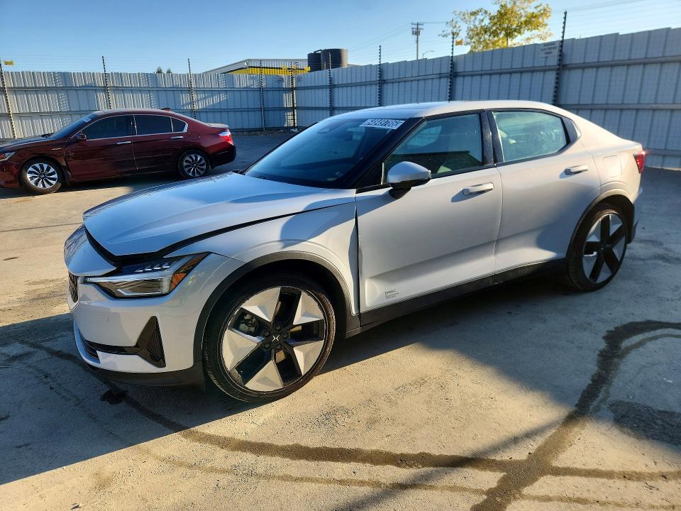2023 Polestar 2 VIN YSMED3KA1PL165716 COPART salvage auction — FRONT END, Ca - Certificate Of Title, sold $4,650 on 2026-08-19 (photo 1)