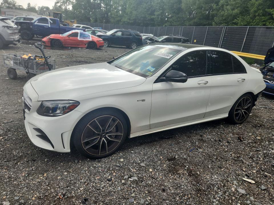 2019 Mercedes-benz C-klasse amg VIN 55SWF6EB3KU309132 — COPART salvage auction photo