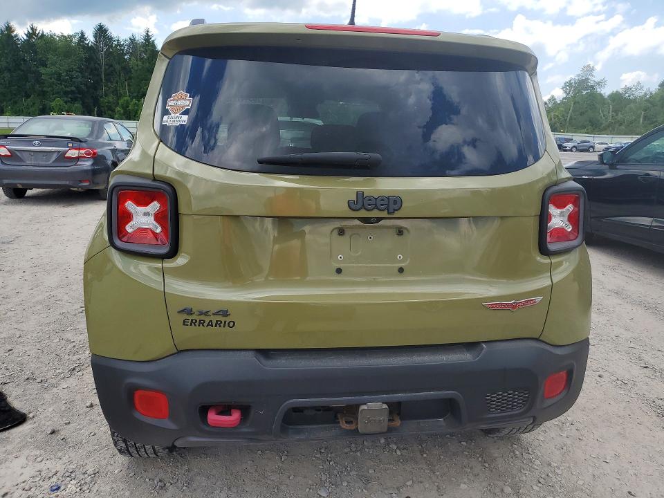 2015 Jeep Renegade VIN ZACCJBCT6FPB93477 COPART salvage auction — NORMAL WEAR, NY - CERTIFICATE OF TITLE, sold $650 on 2026-08-10 (photo 6)