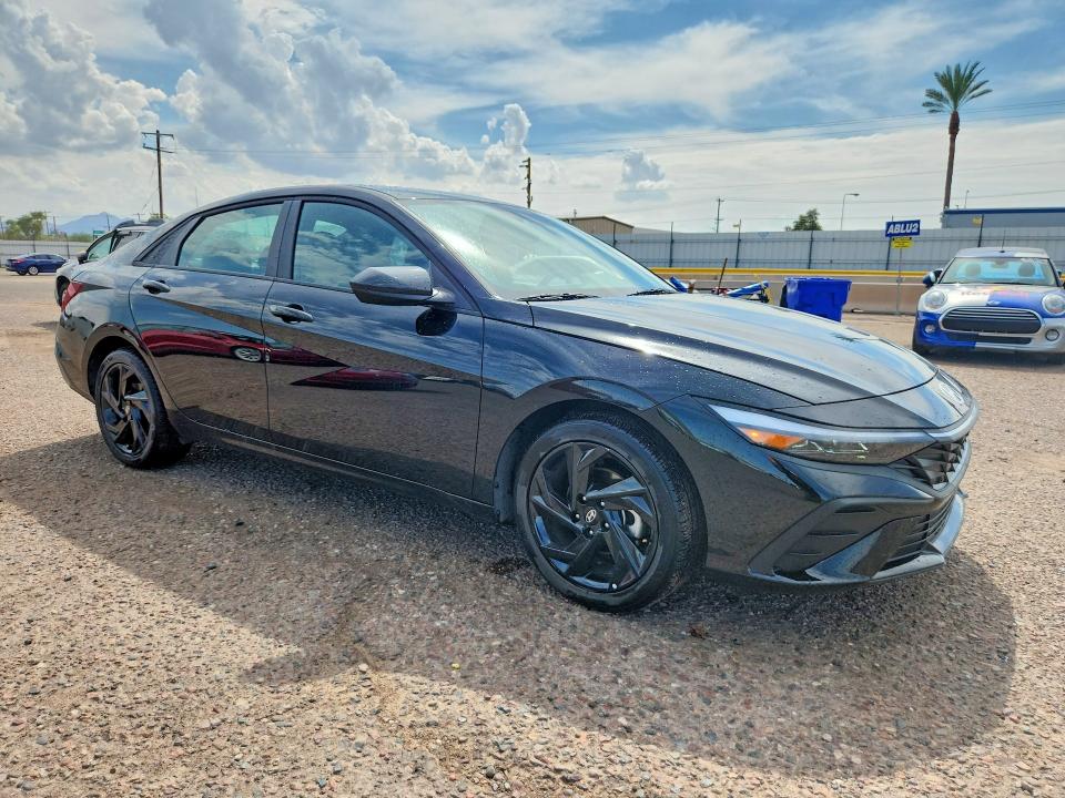 2026 Hyundai Elantra VIN KMHLM4DG6TU180156 COPART salvage auction — REAR END, Ct - Clean Title, sold $12,600 on 2026-08-21 (photo 4)