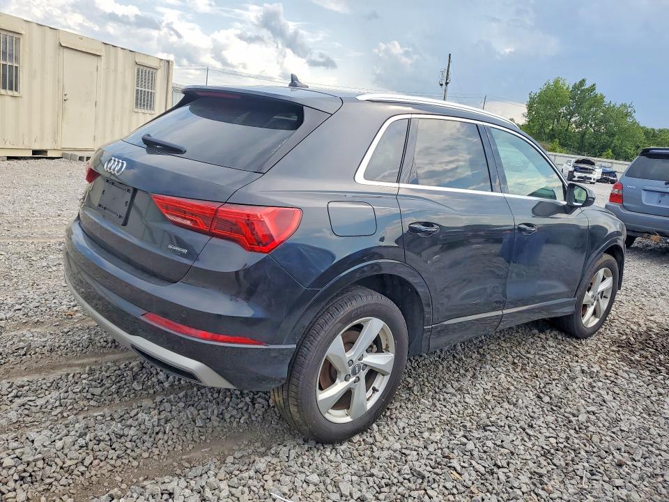2020 Audi Q3 VIN WA1AECF38L1007926 COPART salvage auction — FRONT END, Ga - Certificate Of Title (P), sold $7,400 on 2026-08-21 (photo 3)