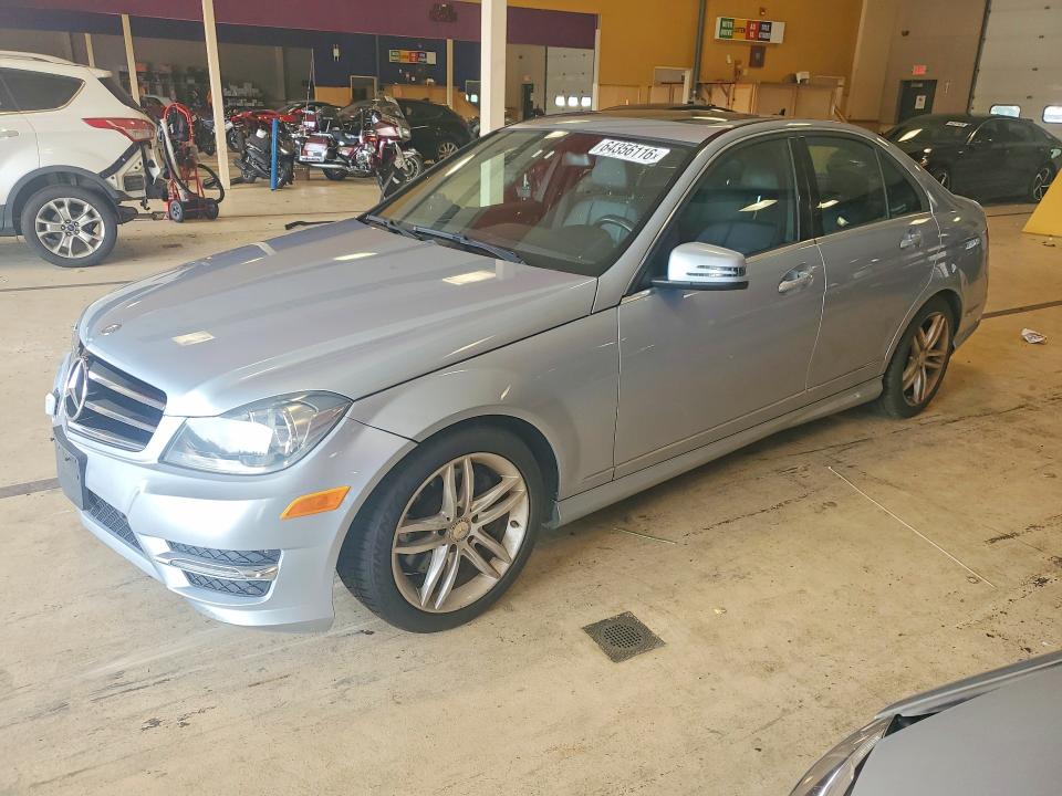 2014 Mercedes-benz C-klasse VIN WDDGF8AB2ER307335 COPART salvage auction — WATER/FLOOD, Ri - Bill Of Sale, sold $1,600 on 2026-08-18 (photo 1)