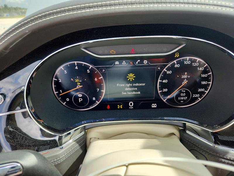 2021 Bentley Continental VIN SCBDB4ZG5MC086755 COPART salvage auction — FRONT END, FL - CERT OF TITLE SLVG REBUILDABLE, sold $97,000 on 2026-09-17 (photo 9)
