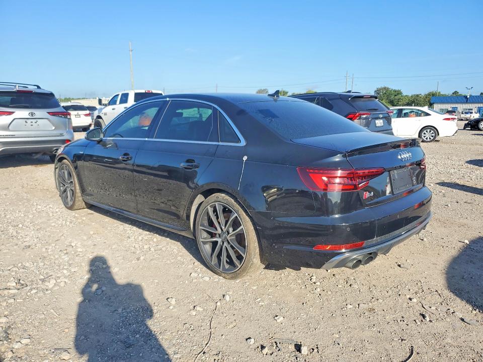 2018 Audi S4 VIN WAUB4AF4XJA062074 COPART salvage auction — FRONT END, Tx - Certificate Of Title, sold $9,400 on 2026-09-14 (photo 2)
