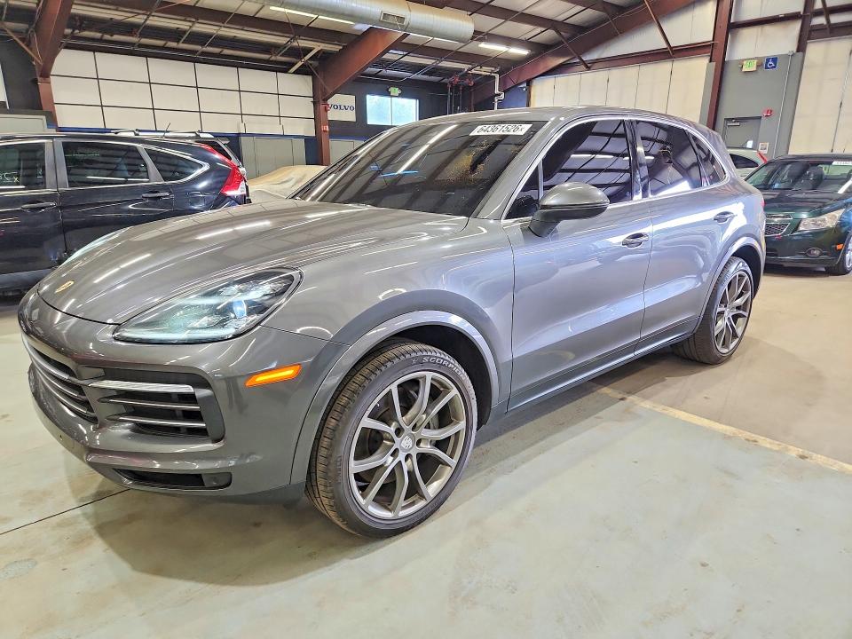 2019 Porsche Cayenne VIN WP1AB2AY2KDA62492 — COPART salvage auction photo