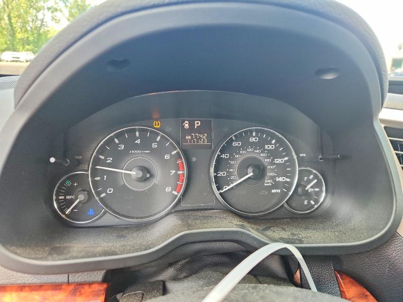 2012 Subaru LEGACY VIN 4S3BMBK67C3043456 COPART salvage auction — FRONT END, Ma - Certificate Of Title, sold $900 on 2026-08-29 (photo 9)