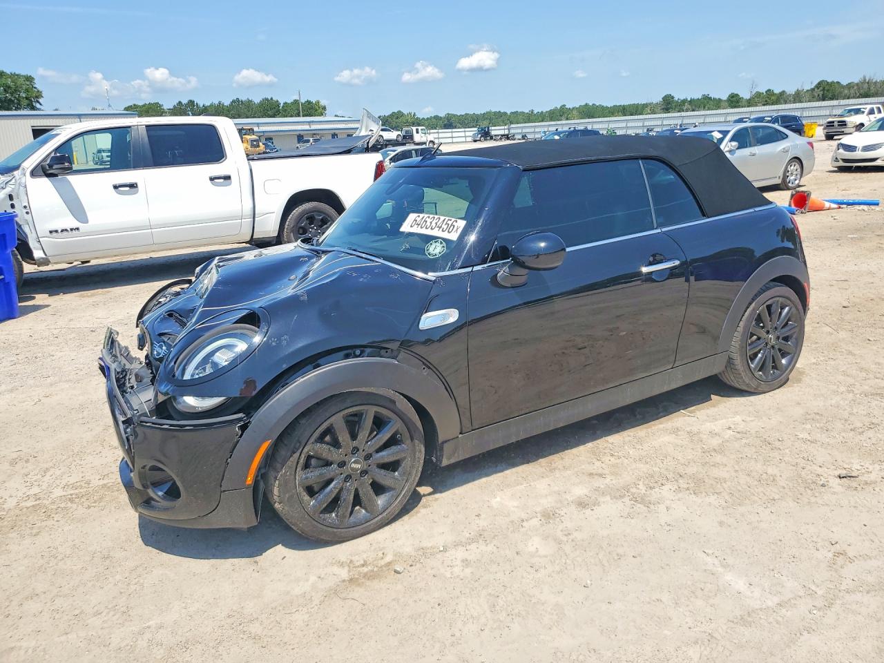 2019 Mini Cooper VIN WMWWG9C59K3E40673 COPART salvage auction — Front End, SC - CERT OF TITLE-SALVAGE, sold $1,200 on 2026-09-02 (photo 1)