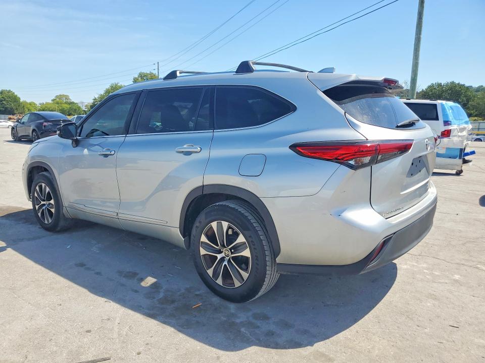 2020 Toyota Highlander VIN 5TDGZRAH6LS512067 COPART salvage auction — FRONT END, TN - CERTIFICATE OF TITLE, sold $15,300 on 2026-09-10 (photo 2)