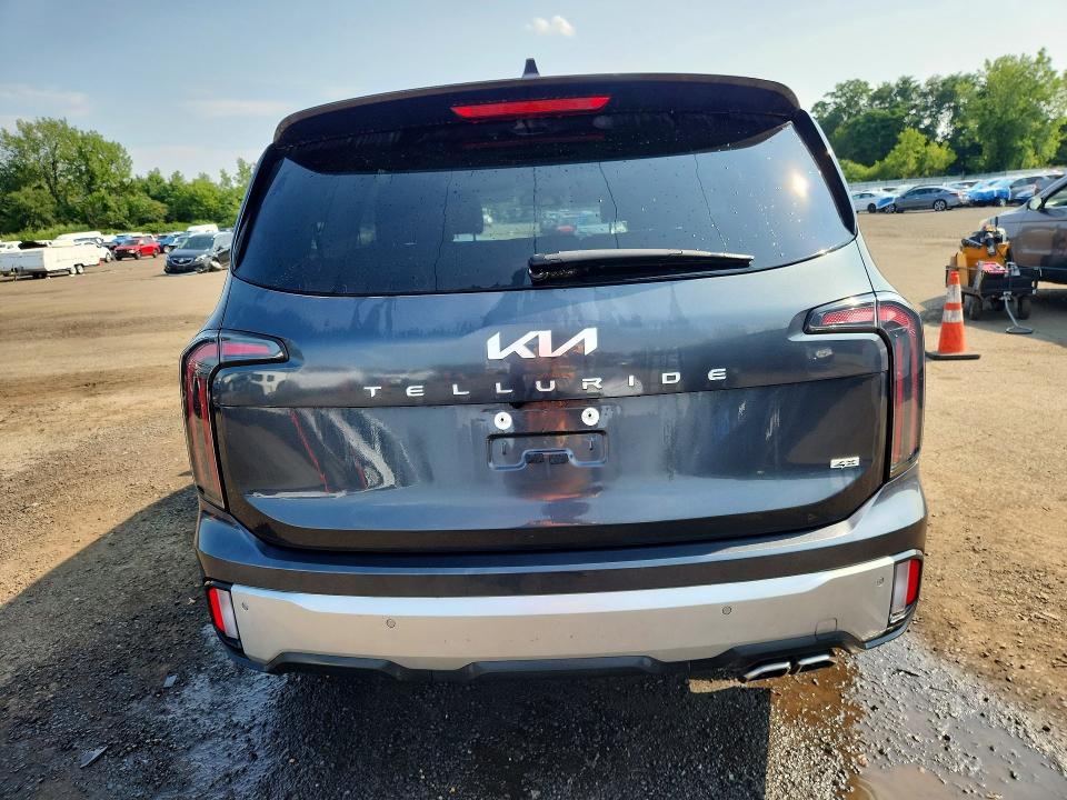 2024 Kia Telluride VIN 5XYP3DGC7RG506851 COPART salvage auction — FRONT END, Pa - Certificate Of Salvage, sold $0 on 2026-09-17 (photo 6)