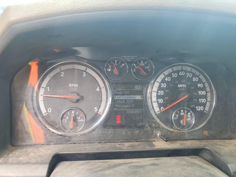 2011 Dodge Ram VIN 3D6WA7EL3BG623706 COPART salvage auction — MINOR DENT/SCRATCHES, Pa - Cert Of Title, sold $15,100 on 2026-09-06 (photo 9)