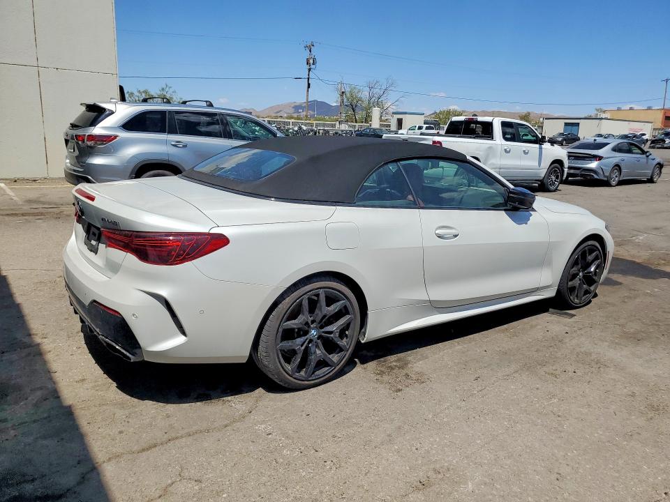 2025 BMW M4 VIN WBA73DB08SCU22591 COPART salvage auction — WATER/FLOOD, Tx - Salvage Title-Flood Damage, sold $23,600 on 2026-08-21 (photo 3)