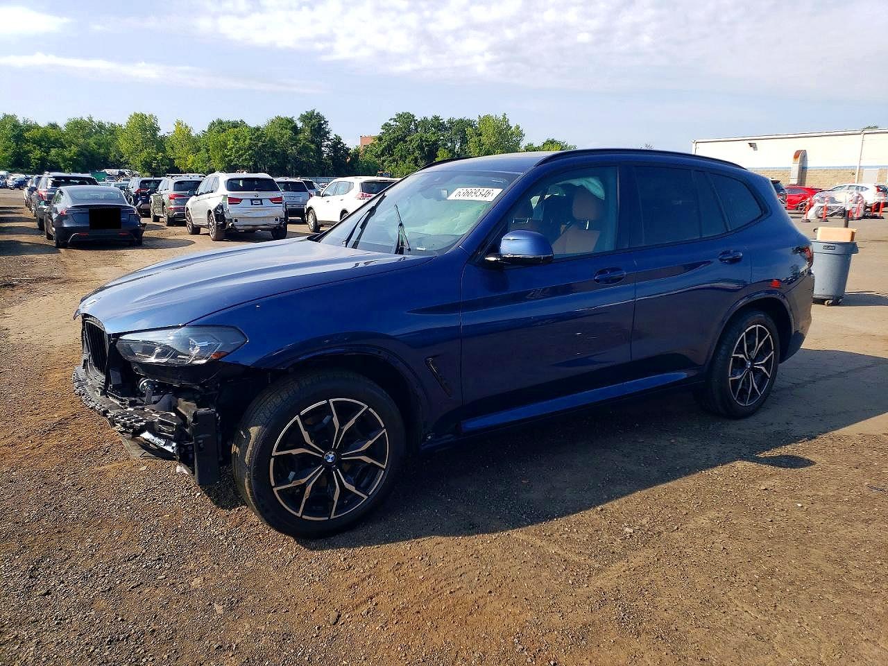 2024 BMW X3 VIN 5UX53DP07R9W89813 — COPART salvage auction photo