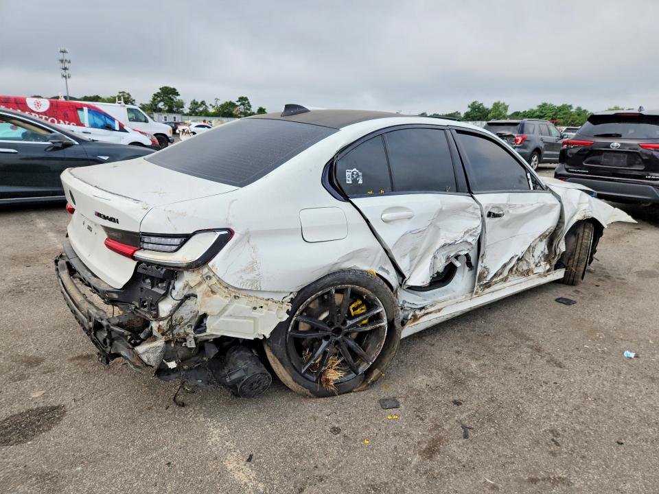 2020 BMW M340i VIN WBA5U7C06LA234668 COPART salvage auction — ALL OVER, NY - MV-907A SALVAGE CERTIFICATE, sold $7,400 on 2026-08-12 (photo 3)