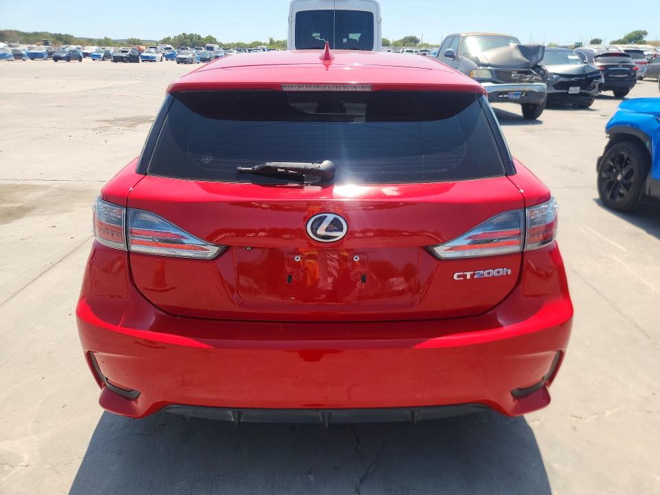 2017 Lexus Ct 200h VIN JTHKD5BH7H2291396 COPART salvage auction — FRONT END, TX - SALVAGE VEHICLE TITLE, sold $7,800 on 2026-08-31 (photo 6)