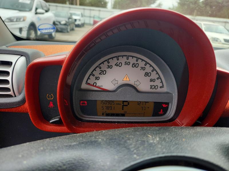 2008 Smart Fortwo VIN WMEEJ31X58K100404 COPART salvage auction — FRONT END, OH - CERT OF TITLE-SALVAGE, sold $100 on 2026-08-21 (photo 9)