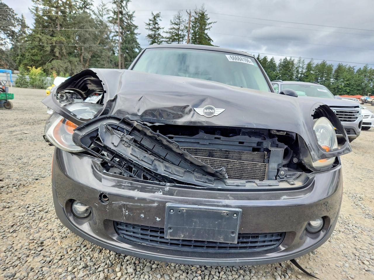 2016 Mini Cooper VIN WMWZB3C52GWR47927 COPART salvage auction — Front End, Bs - Salvage Title, sold $900 on 2026-09-15 (photo 5)