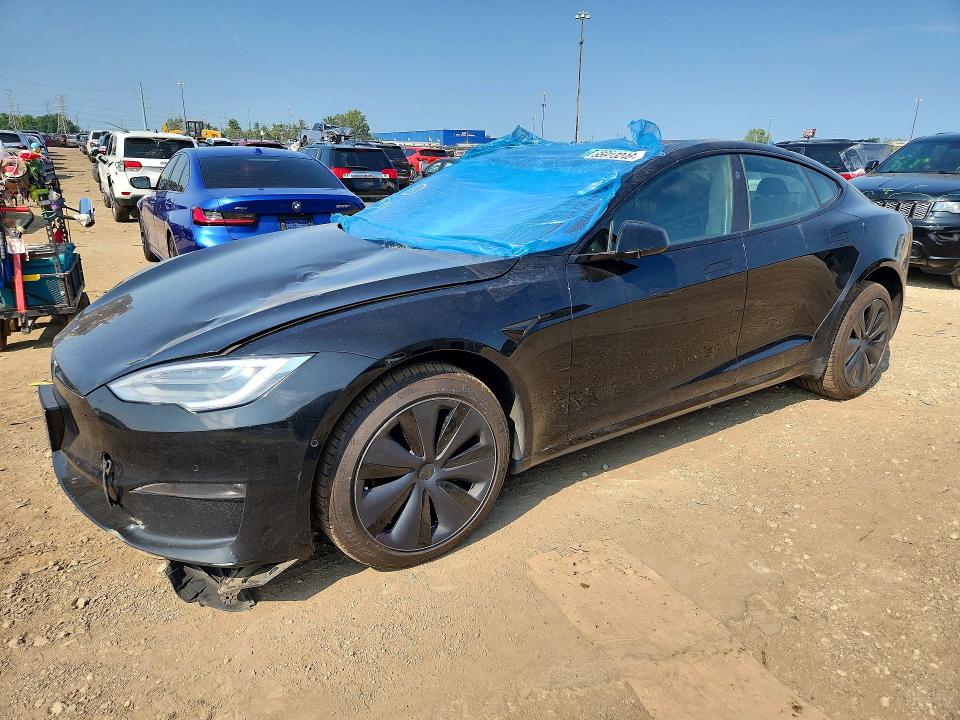 2021 Tesla Model s VIN 5YJSA1E61MF449753 COPART salvage auction — UNDERCARRIAGE, NJ - CERT OF TITLE-SALVAGE, sold $10,500 on 2026-09-01 (photo 1)