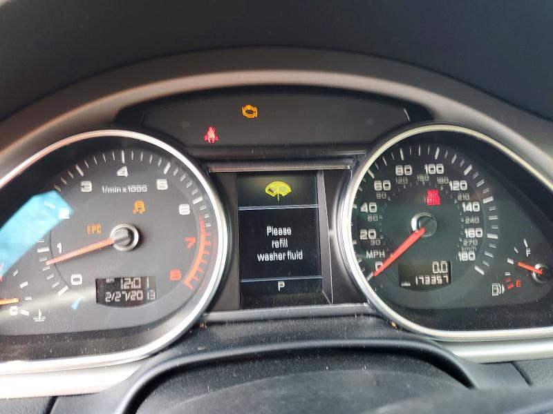 2015 Audi Q7 VIN WA1LGAFE4FD019082 COPART salvage auction — MECHANICAL, Tn - Certificate Of Title, sold $175 on 2026-08-27 (photo 9)