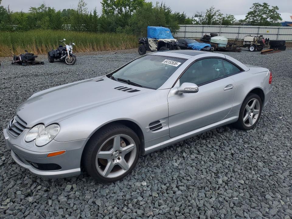 2003 Mercedes-benz Sl-class VIN WDBSK75F73F037023 COPART salvage auction — MINOR DENT/SCRATCHES, OH - CERT OF TITLE-REBUILT SALVAGE, sold $3,000 on 2026-08-20 (photo 1)