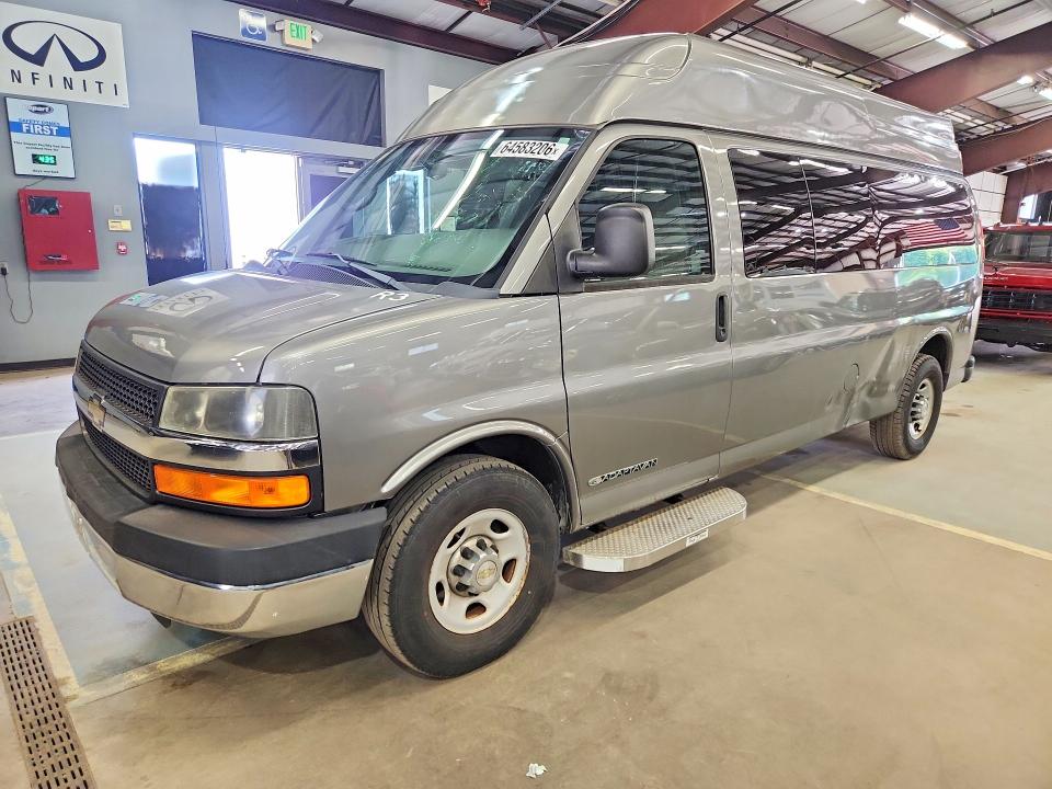 2012 Chevrolet Express 3500 VIN 1GBZG1FG7C1148663 — COPART salvage auction photo