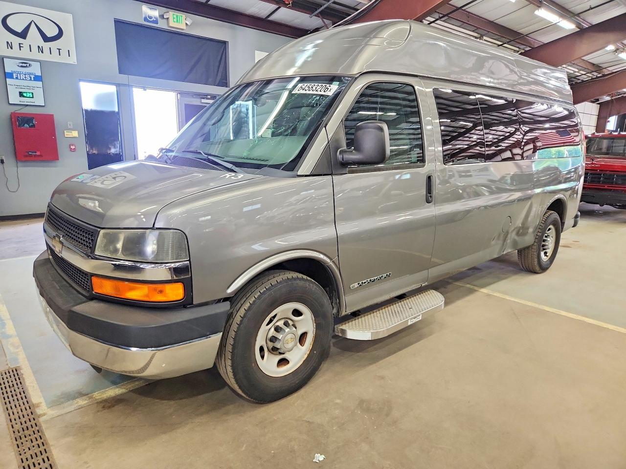 2012 Chevrolet Express 3500 VIN 1GBZG1FG7C1148663 — COPART salvage auction photo