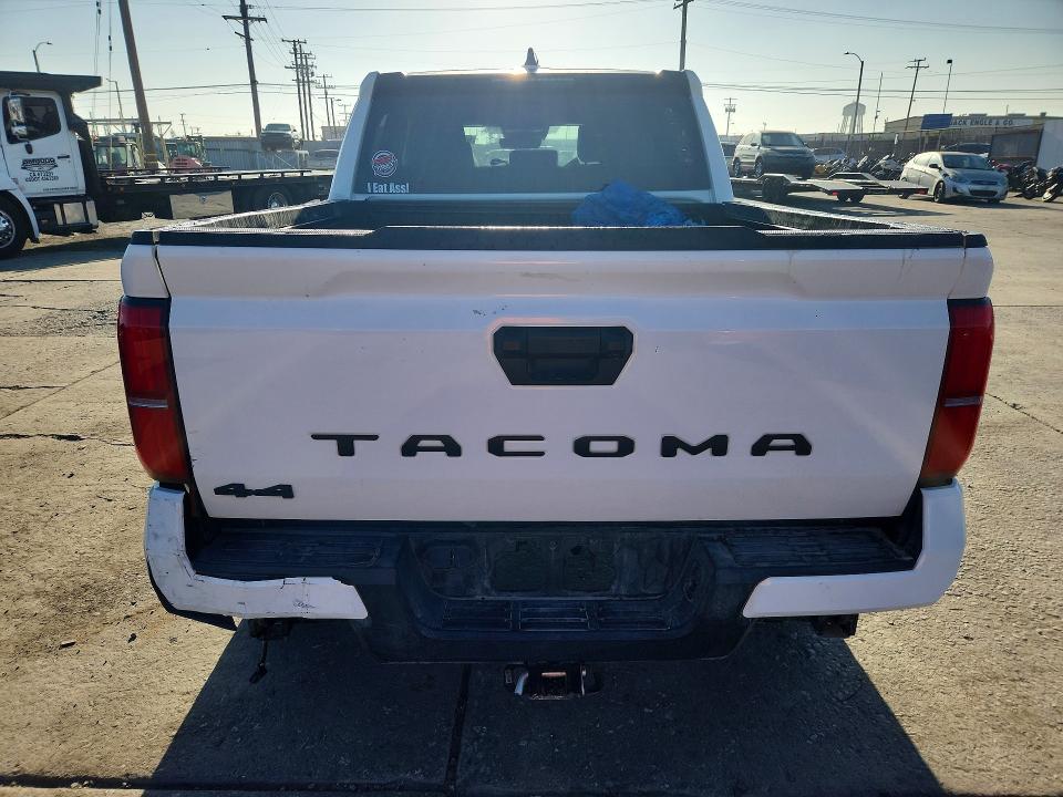 2025 Toyota Tacoma VIN 3TMLB5JN7SM197859 COPART salvage auction — REAR END, Ca - Salvage Certificate, sold $17,200 on 2026-08-24 (photo 6)