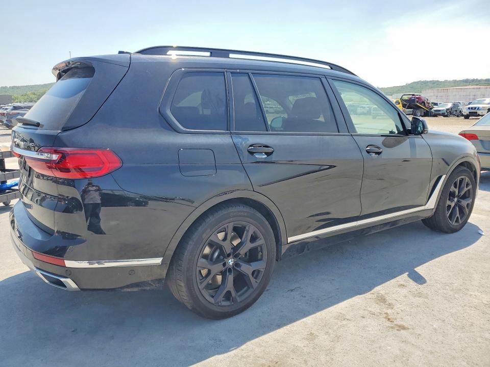 2022 BMW X7 VIN 5UXCW2C02N9J14750 COPART salvage auction — WATER/FLOOD, Ok - Cert Of Title-Salvage Flood, sold $22,300 on 2026-08-26 (photo 3)