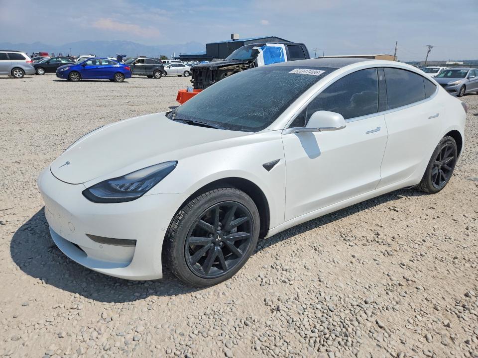 2020 Tesla Model 3 VIN 5YJ3E1EA0LF612713 — COPART salvage auction photo