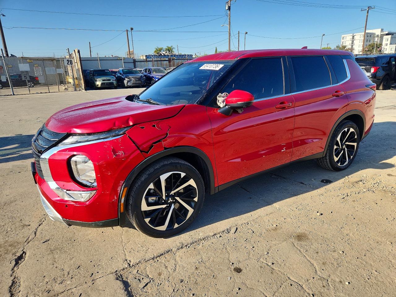 2024 Mitsubishi Outlander VIN JA4J3VA8XRZ069889 — COPART salvage auction photo