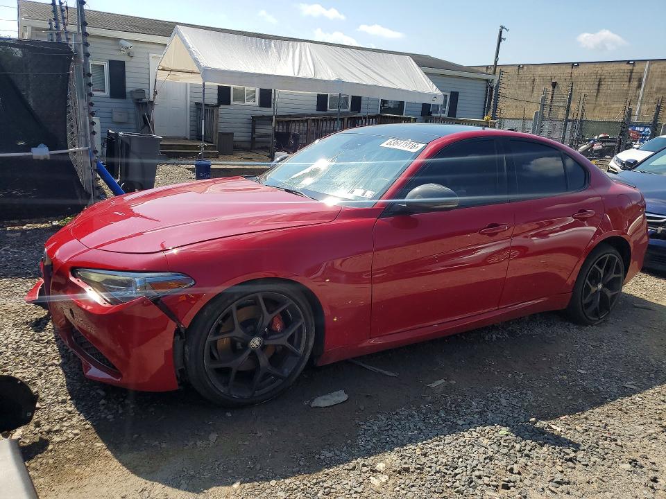 2019 Alfa romeo Giulia VIN ZARFAMBN1K7622839 COPART salvage auction — ALL OVER, WV - CERTIFICATE OF TITLE, sold $1,800 on 2026-08-17 (photo 1)