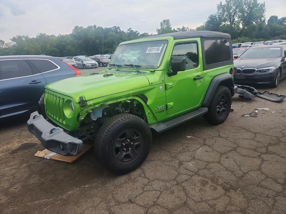2018 Jeep Wrangler / VIN 1C4GJXAN8JW263088 — COPART salvage auction photo