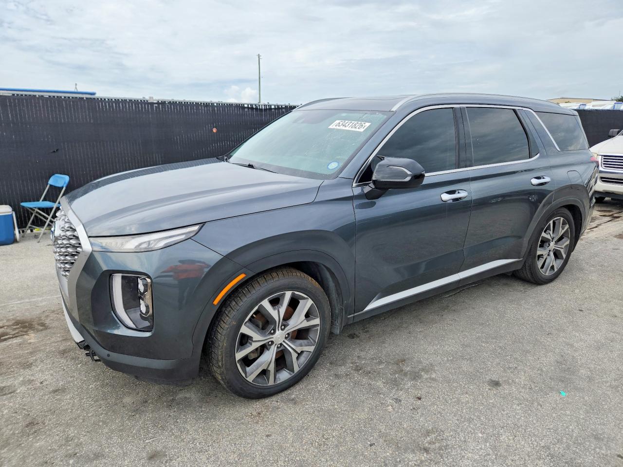 2022 Hyundai Palisade VIN KM8R44HE5NU393797 — COPART salvage auction photo
