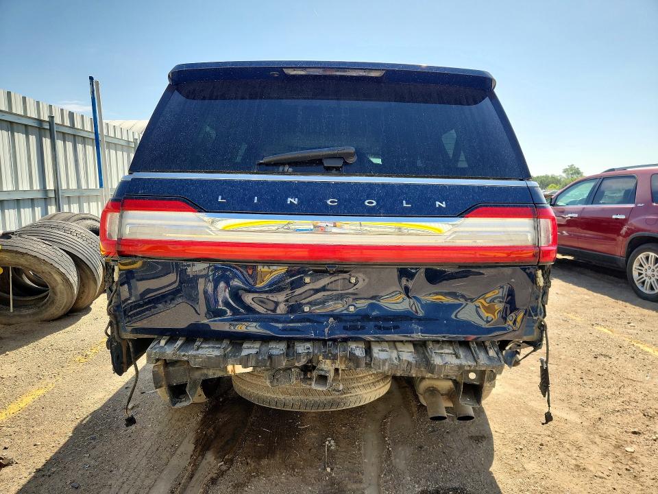 2019 Lincoln Navigator VIN 5LMJJ3LT4KEL04780 COPART salvage auction — REAR END, Ks - Cert Of Title-Salvage, sold $13,100 on 2026-09-28 (photo 6)