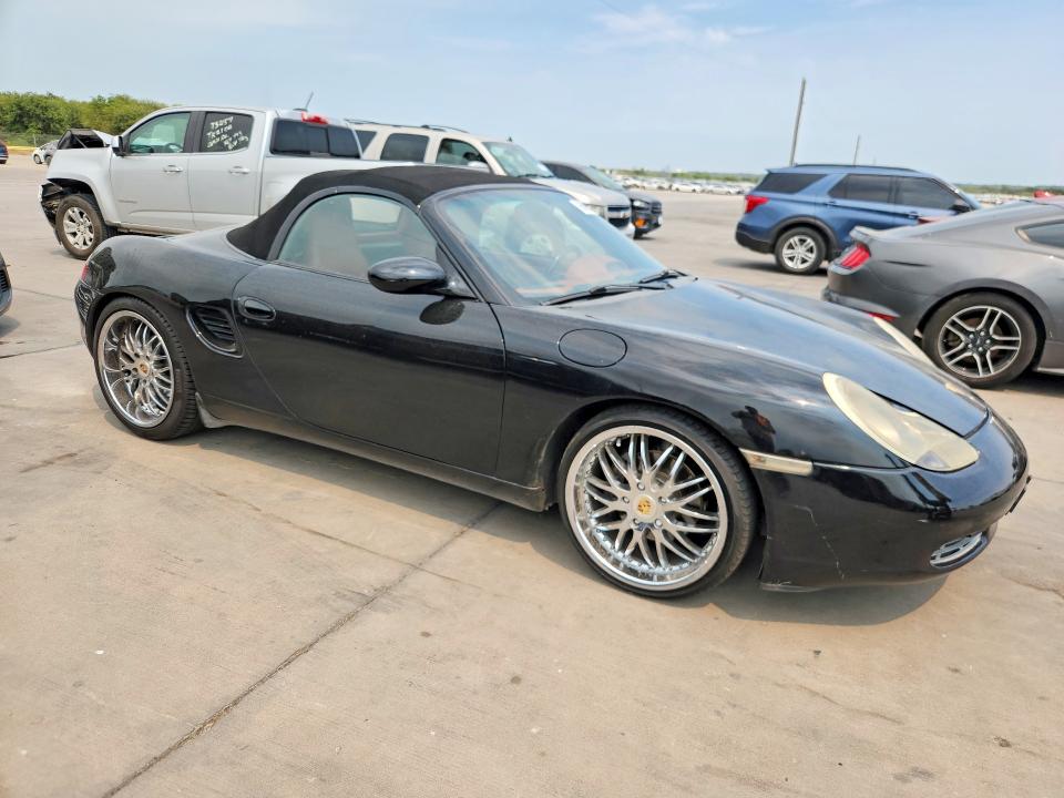 2002 Porsche Boxster VIN WP0CA29802U623306 COPART salvage auction — NORMAL WEAR, TX - CERT OF TITLE-REBUILT SALVAGE, sold $4,000 on 2026-09-03 (photo 4)