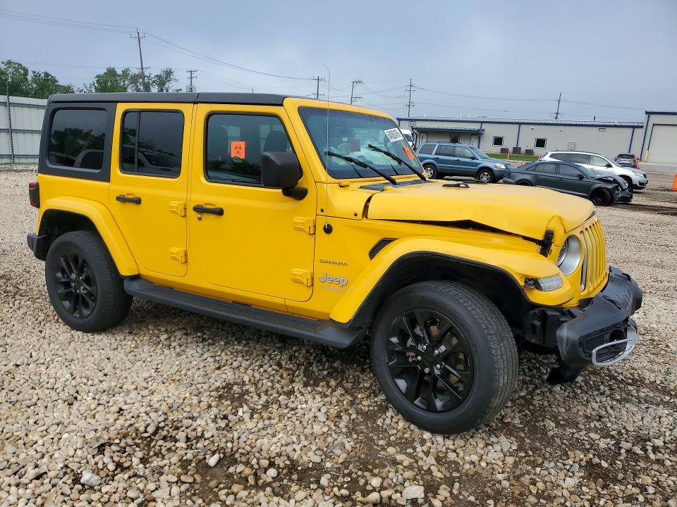 2021 Jeep Wrangler / VIN 1C4JJXP6XMW698768 COPART salvage auction — FRONT END, WV - SALVAGE CERTIFICATE, sold $11,500 on 2026-09-18 (photo 4)