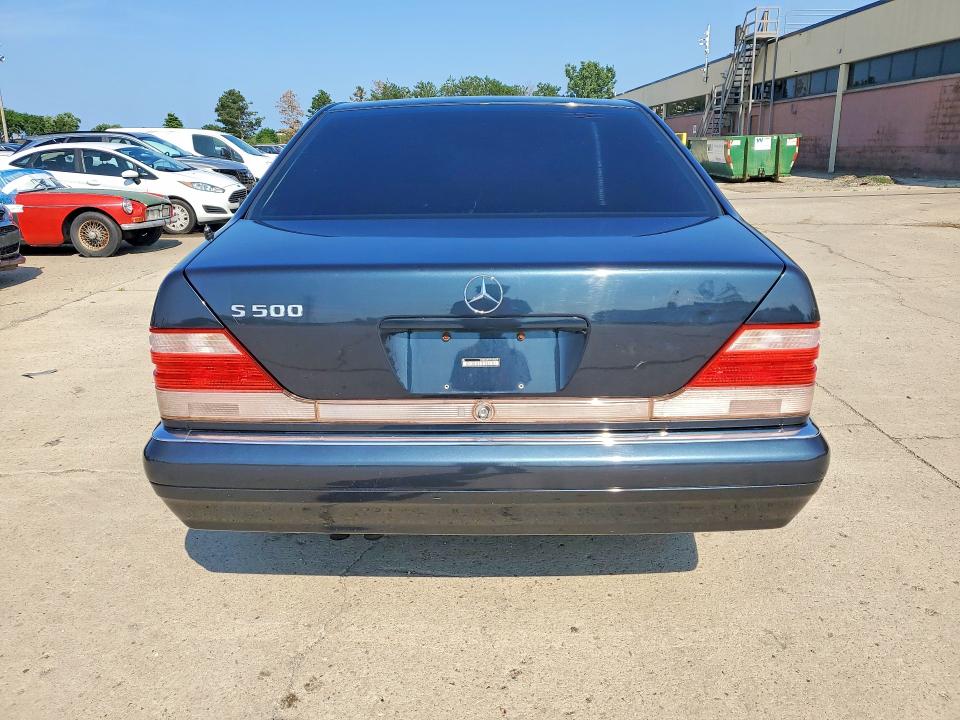 1996 Mercedes-benz S class VIN WDBGA51E7TA302577 COPART salvage auction — NORMAL WEAR, TN - CERTIFICATE OF TITLE, sold $8,800 on 2026-08-10 (photo 6)