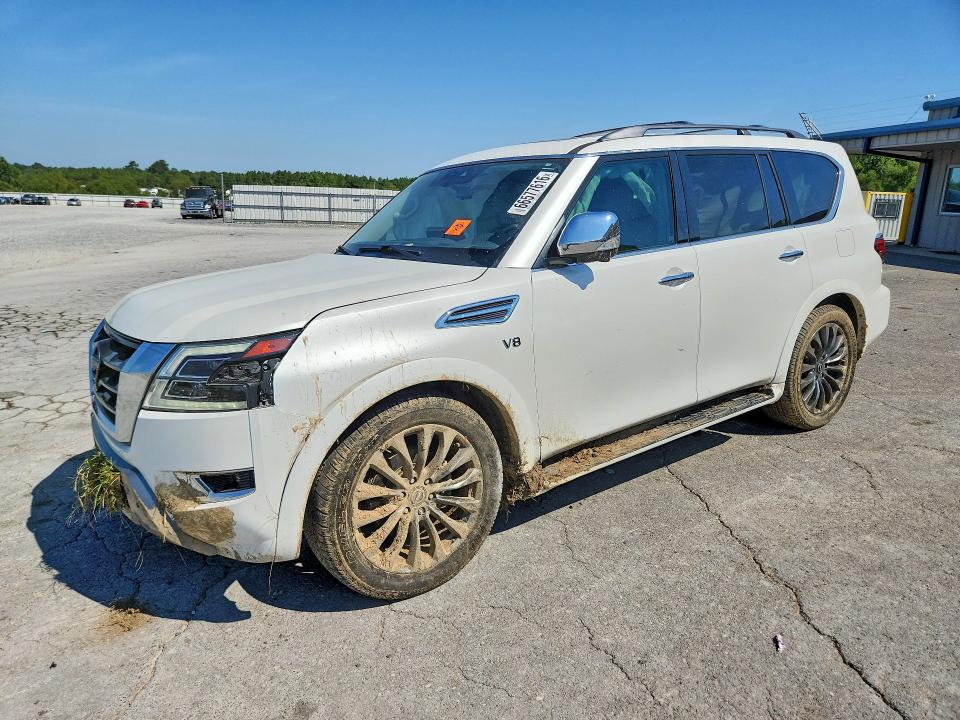 2021 Nissan Armada VIN JN8AY2DA0M9374691 — COPART salvage auction photo