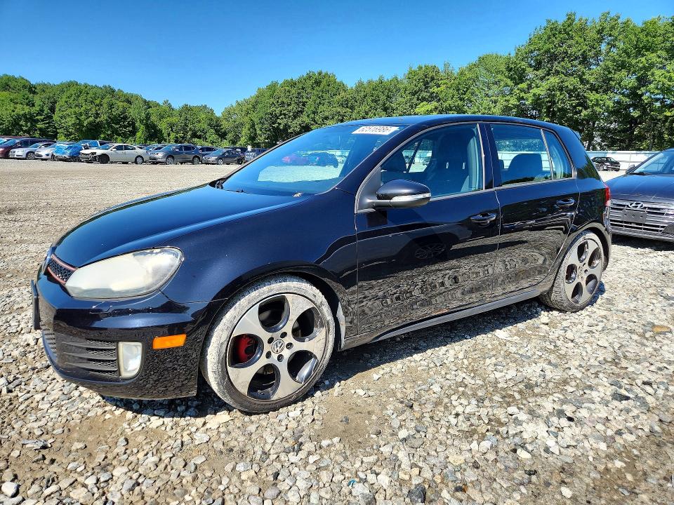 2012 Volkswagen Gti VIN WVWGD7AJ8CW223004 COPART salvage auction — SIDE, Ma - Cert Of Title-Reconstrctd Coll, sold $2,100 on 2026-08-14 (photo 1)