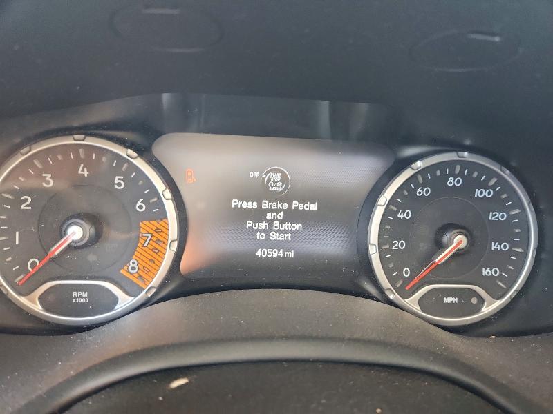 2021 Jeep Renegade VIN ZACNJDBB4MPM70215 COPART salvage auction — FRONT END, Ca - Acq Bos - Post Sale - Salvage, sold $550 on 2026-08-17 (photo 9)