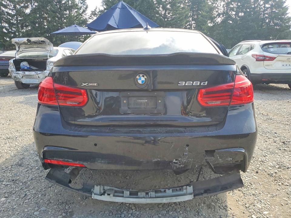 2018 BMW 3er VIN WBA8F1C50JAE97366 COPART salvage auction — FRONT END, WA - BILL OF SALE, sold $7,300 on 2026-08-21 (photo 6)