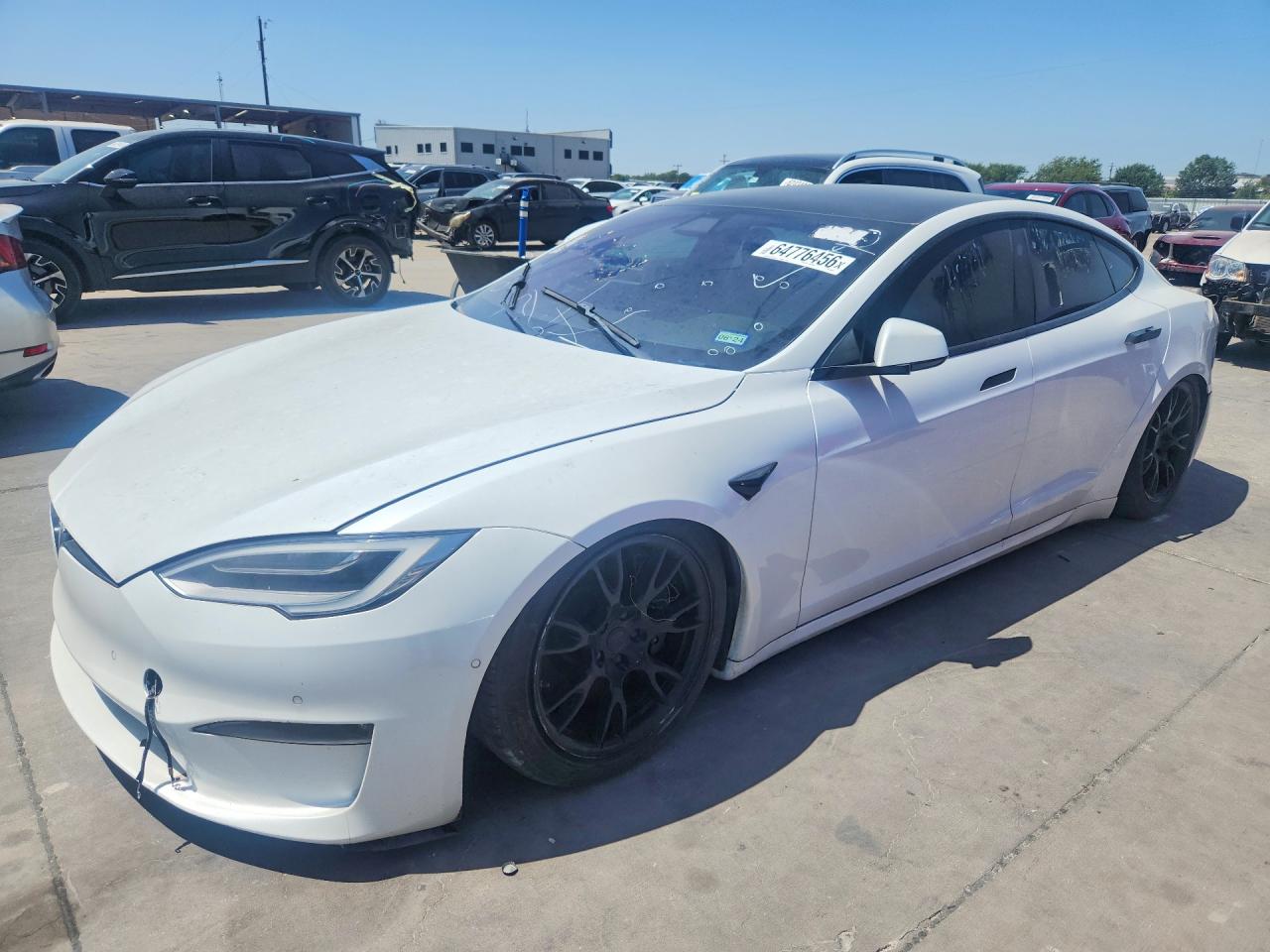 2021 Tesla Model S VIN 5YJSA1E64MF440271 — COPART salvage auction photo